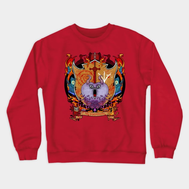 Crest of Night Crewneck Sweatshirt by stevenlefcourt